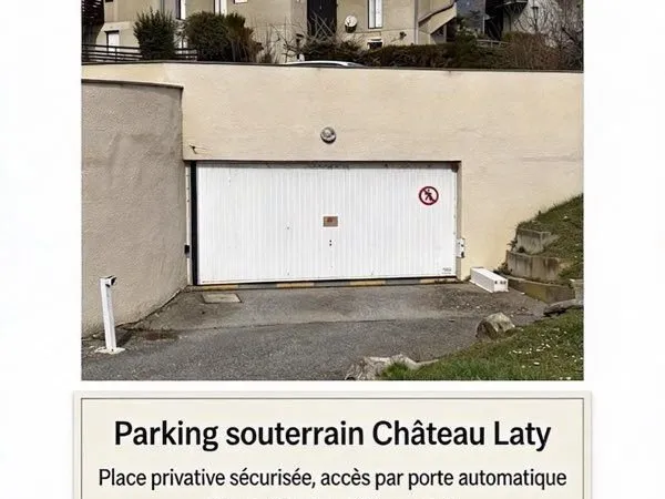 Place de Parking, garage fermé