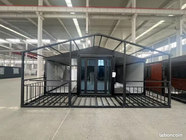 Maisons container m² avec sa terrasse de 18m²