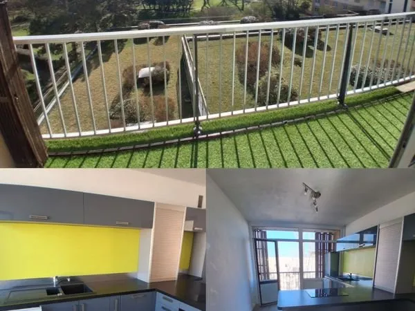 Particulier loue 4 pièces. Res. Pierrefontaine à Mulhouse. Situé au 5e étage, comprenant 2 chambres,