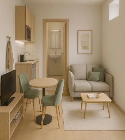 Appartement 1 pièce 17 m²