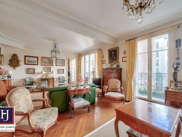 ASSOMPTION / RODIN - 4 chambres 134 m² avec balcon filant