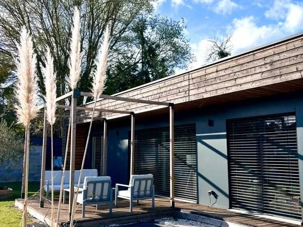 Maison contemporaine à ossature bois - Prestations haut de gamme