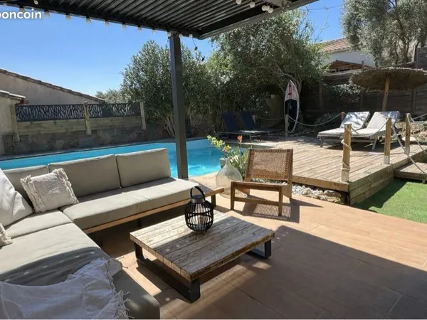 Maison familiale 169m2, piscine et tranquillité