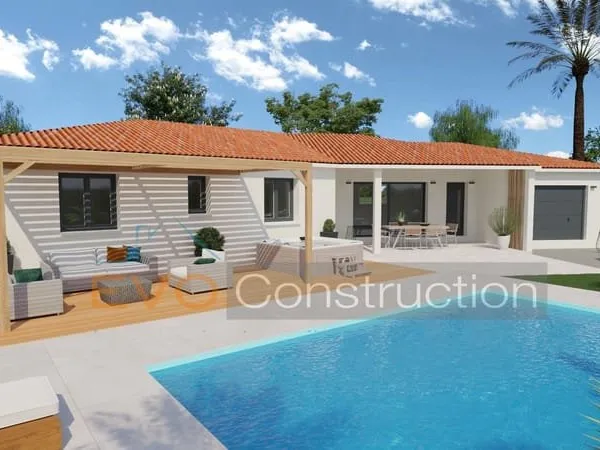 A Saint Cyprien, Villa T5 de plain pied avec garage de 28m² et jardin