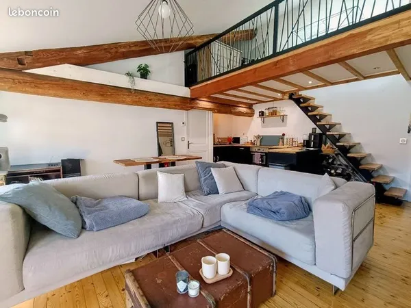 Appartement rénové avec mezzanine