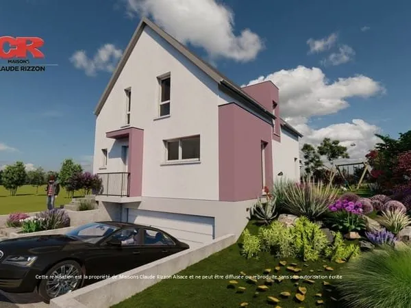 Maison neuve 5 pièces avec garage à Hochfelden