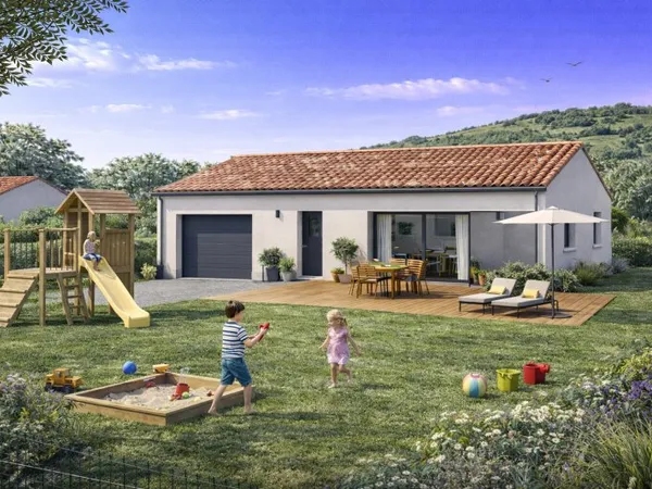 Terrain + maison 80 m²