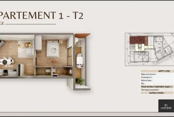 Appartement 2 pièces 31 m²