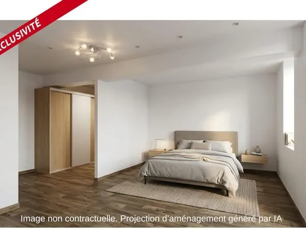 Maison 3 chambre 1 bureau