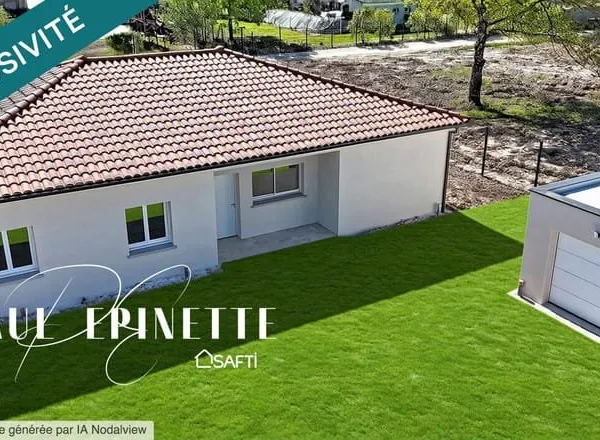 Maison neuve 6 pièces - 128 m² avec garage