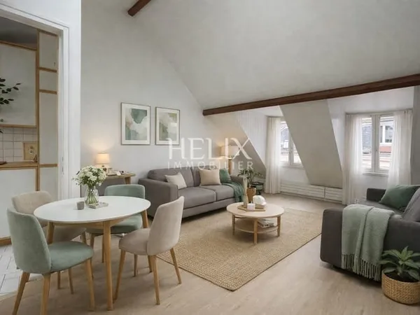 Appartement 3 pièces, parquet vélux neufs, le calme à Saint-Germain-en-Laye, 2 mn du RER A