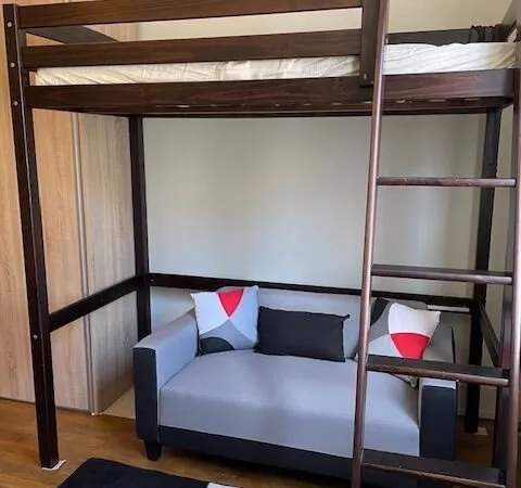 Place du Lycée, studio de 17,62 m2 dans petite copropriété. Locataire en place jusqu'au 30 juin.