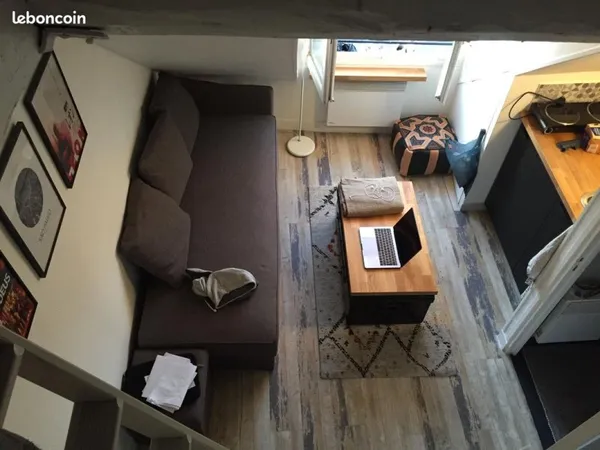 Studio Mezzanine 20m2 - Métro Goncourt