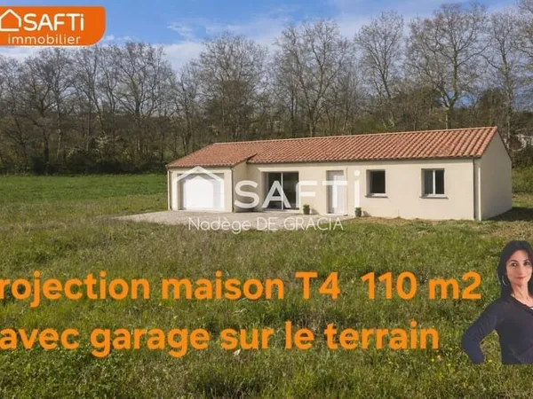 Beau terrain constructible plat et viabilisé