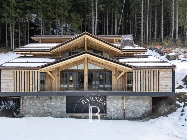BARNES CHAMONIX - LE LAVANCHER - CHALET NEUF 5 CHAMBRES - VUE PANORAMIQUE