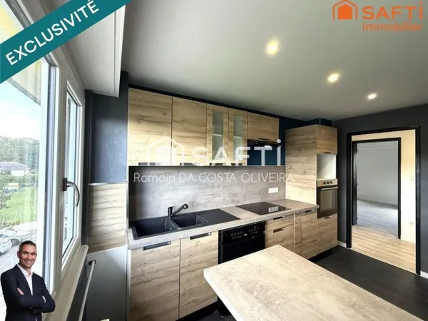 Superbe appartement de 4 pièces disposant d'un balcon, d'une cave, et d'un garage !