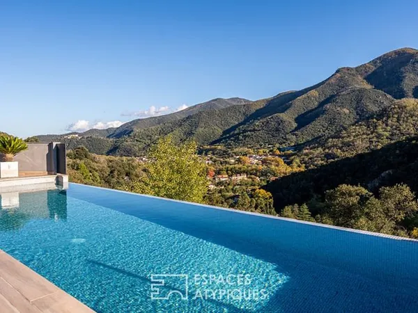 Villa contemporaine au coeur du Vallespir avec vue panoramique
