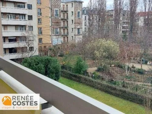 Vente en nue propriété - F84 ans - PARIS (75020)