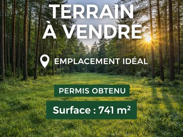 Terrain constructible avec permis obtenu - Quartier Saint-Ba