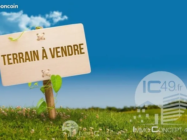 Terrain 635 m² Mûrs-Erigné