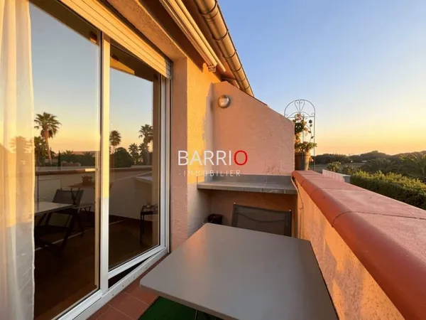 Argelès sur mer: Appartement proche plage 18m² balcon, parking