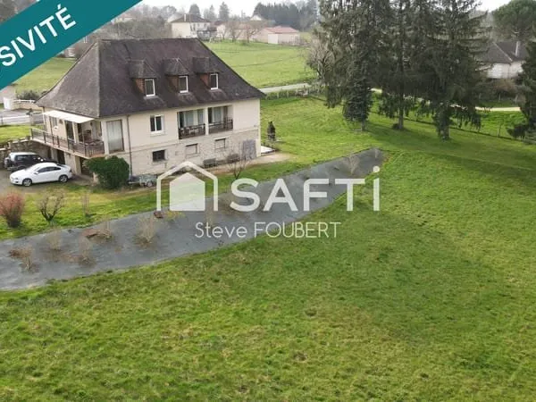 MAISON 130 m2, 4 CHAMBRES SUR 7749 m2 + GITES 55m2