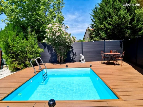 Maison 3 chambres avec piscine, au calme - sans travaux