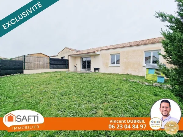 MAISON DE PLAIN PIED AU CALME ET SANS TRAVAUX