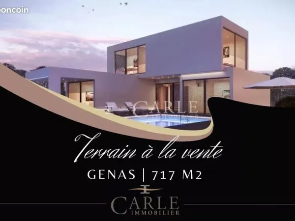 Terrain 717 m² Genas
