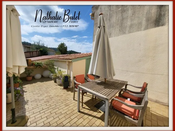 À VENDRE - Charmant appartement 3 pièces avec terrasse à Saint-Chinian (34)
