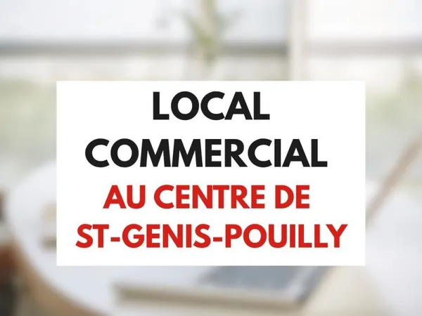 Local commercial de 174m² - SAINT-GENIS-POUILLY CENTRE