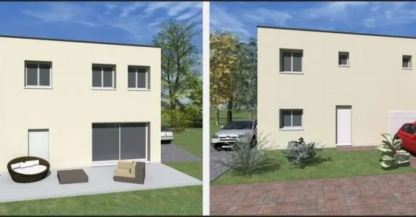 Maison neuve T5 (4 chambre) de 142m2 utiles à Pont de Chéruy