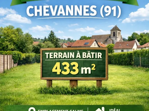 Terrain Chevannes 433 m2