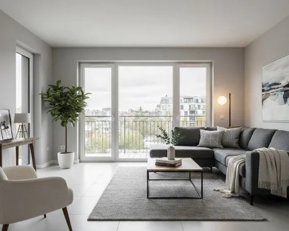 4 PIÈCES au 3e ÉTAGE avec 2 BALCONS
