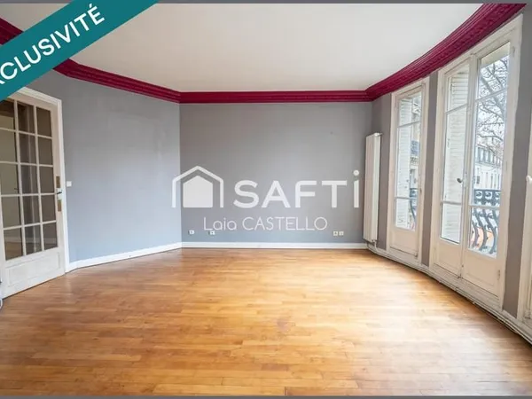 79 m² lumineux, 3 chambres, Bercy Village à 2 pas