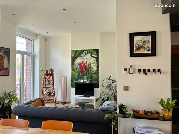 Appartement T2 bis (1 chambre + 1 bureau) à Cambrai