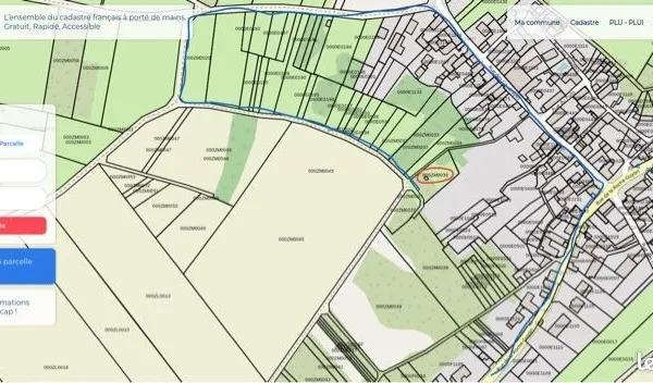Terrain de loisirs 1000m2