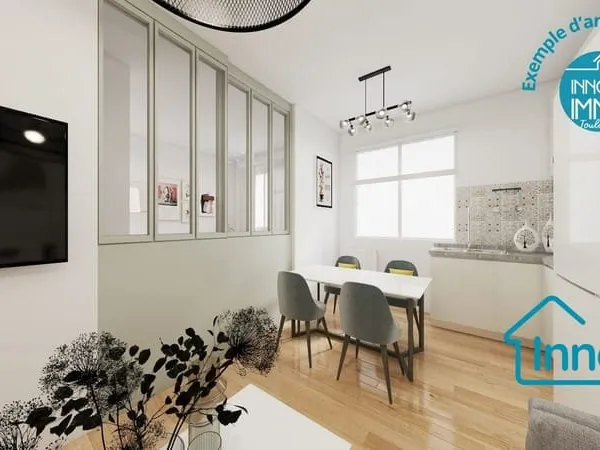 CÔTE PAVEE - Calme et commodités pour ce T1bis de 33 m²