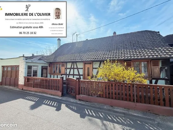 Illkirch Hyper centre maison de ville 82m²
