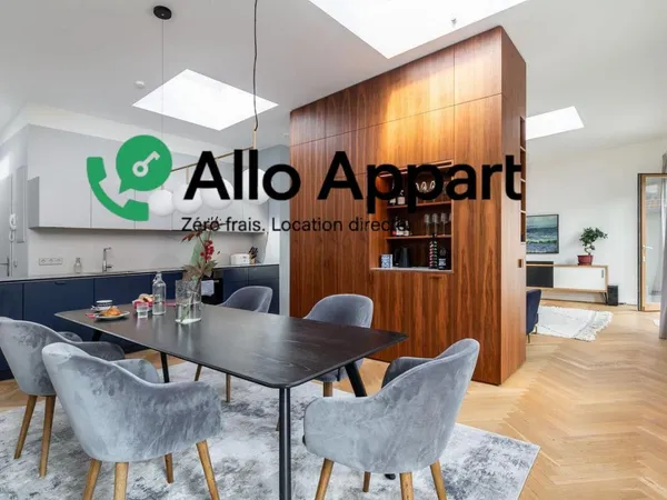 T2 de 55 m² - Paris 16, rue de l'Assomption - 2e étage avec ascenseur meublé