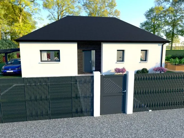 Terrain + maison 84 m²