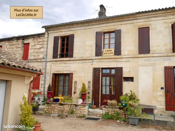 Maison en pierres au coeur de La Force