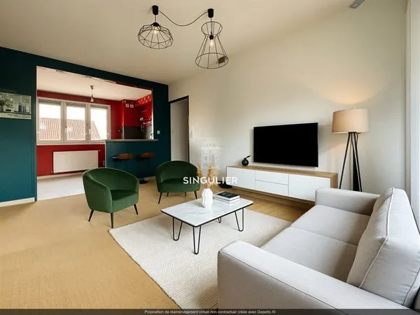 Lille Saint-Maurice - T3 de 54 m2 Ideal Colocation
