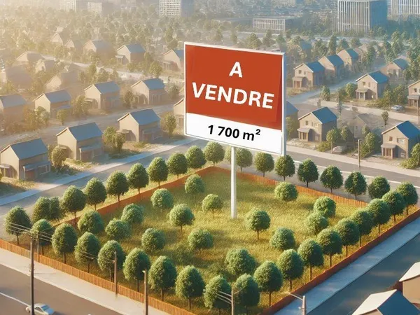 Terrain en individuel 1738 m²