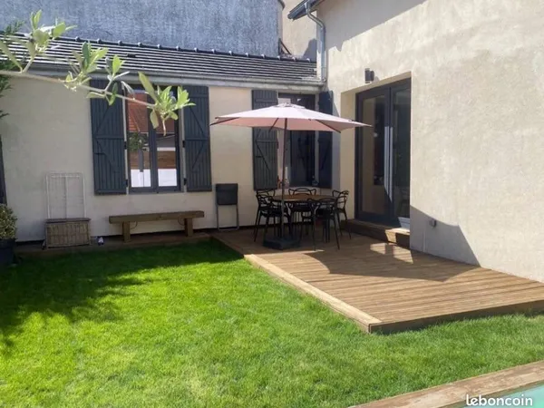 Maison 5 pièces avec jardin