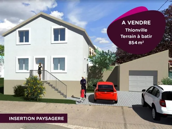 Terrain 854 m²