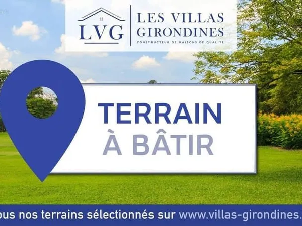 Terrain à bâtir de 500 m² à SAINT-SAVIN (33)