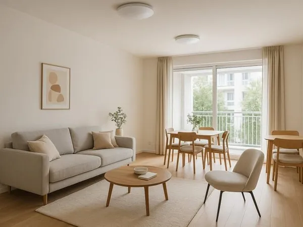 PETITE COPROPRIETE / ENVIRONNEMENT CALME ET VERT / GRAND BALCON / TRAVERSANT