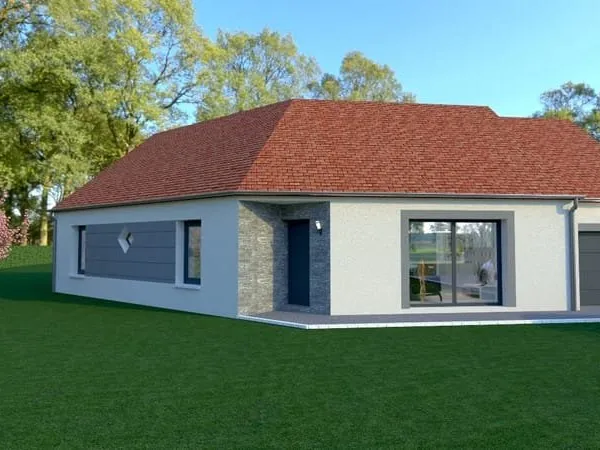 Projet de construction d'une maison 92 m² avec terrain à BU (28)