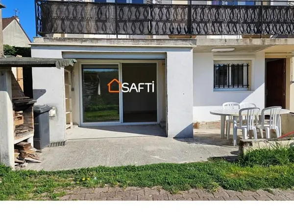 Appartement 2-3 pièces avec jardin et parking